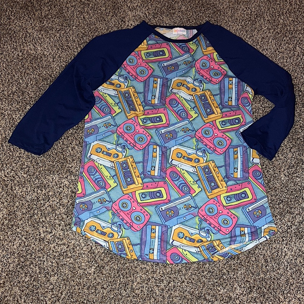 Neon Cassette Tape Top
